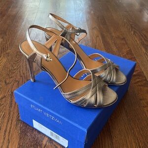 Stuart Weitzman Bronze Sandals